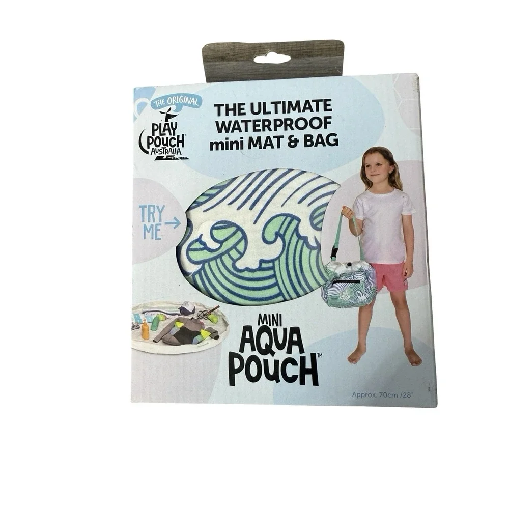 the orginal play pouch australia ultimate‎ waterproof mini mat bag aqua new
